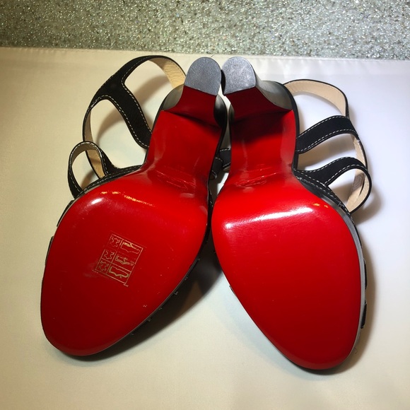 🔴sold🔴 Louboutin Trescity 120 mm Black Suede - Picture 6 of 6